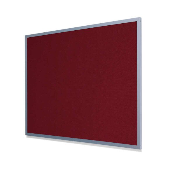 Guilford of Maine FR701 Claret Accent Cork Board with Heavy Aluminum Frame